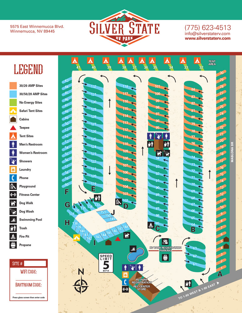 Silverstate Map Front