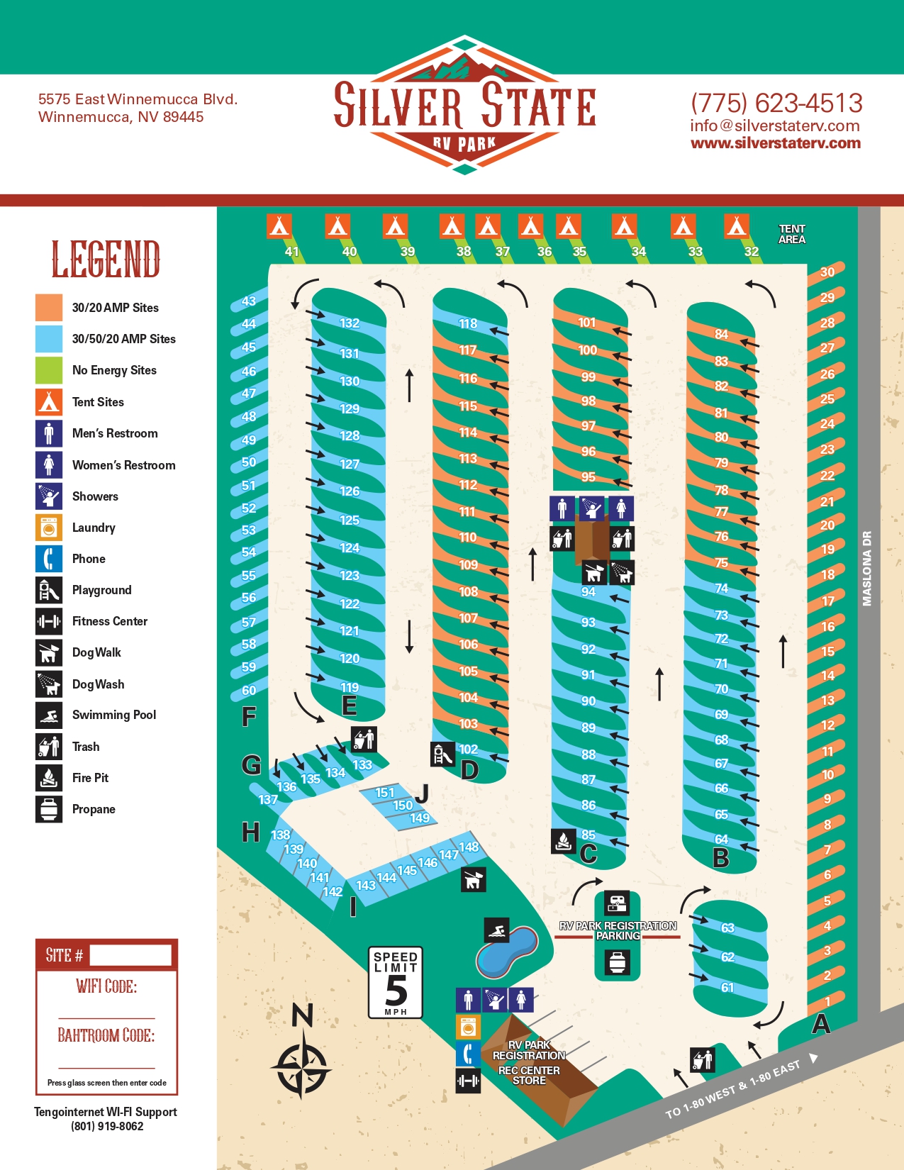 Silverstate Map Front